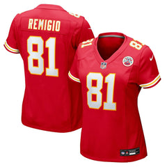 Nikko Remigio Kansas City Chiefs Women's Team Game Jersey - Red | Nike outlet