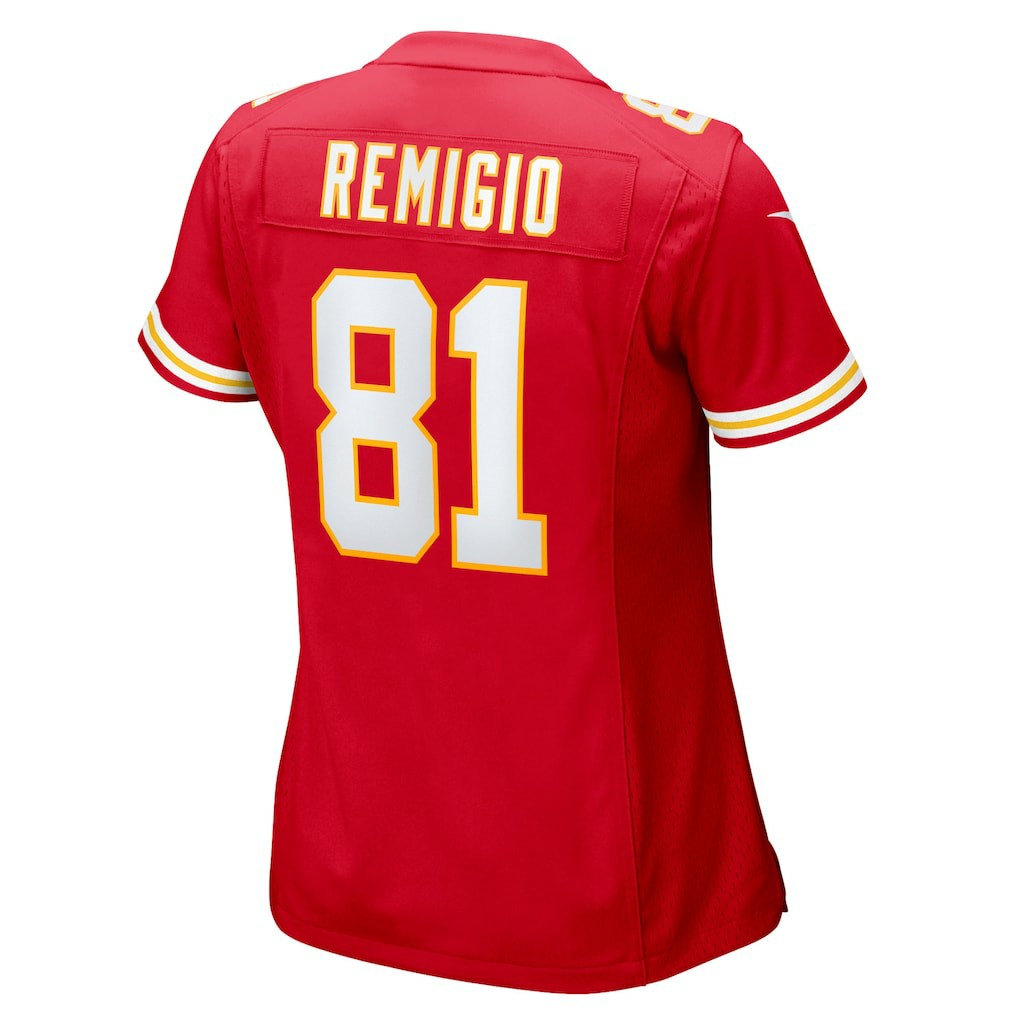 Nikko Remigio Kansas City Chiefs Women's Team Game Jersey - Red | Nike outlet