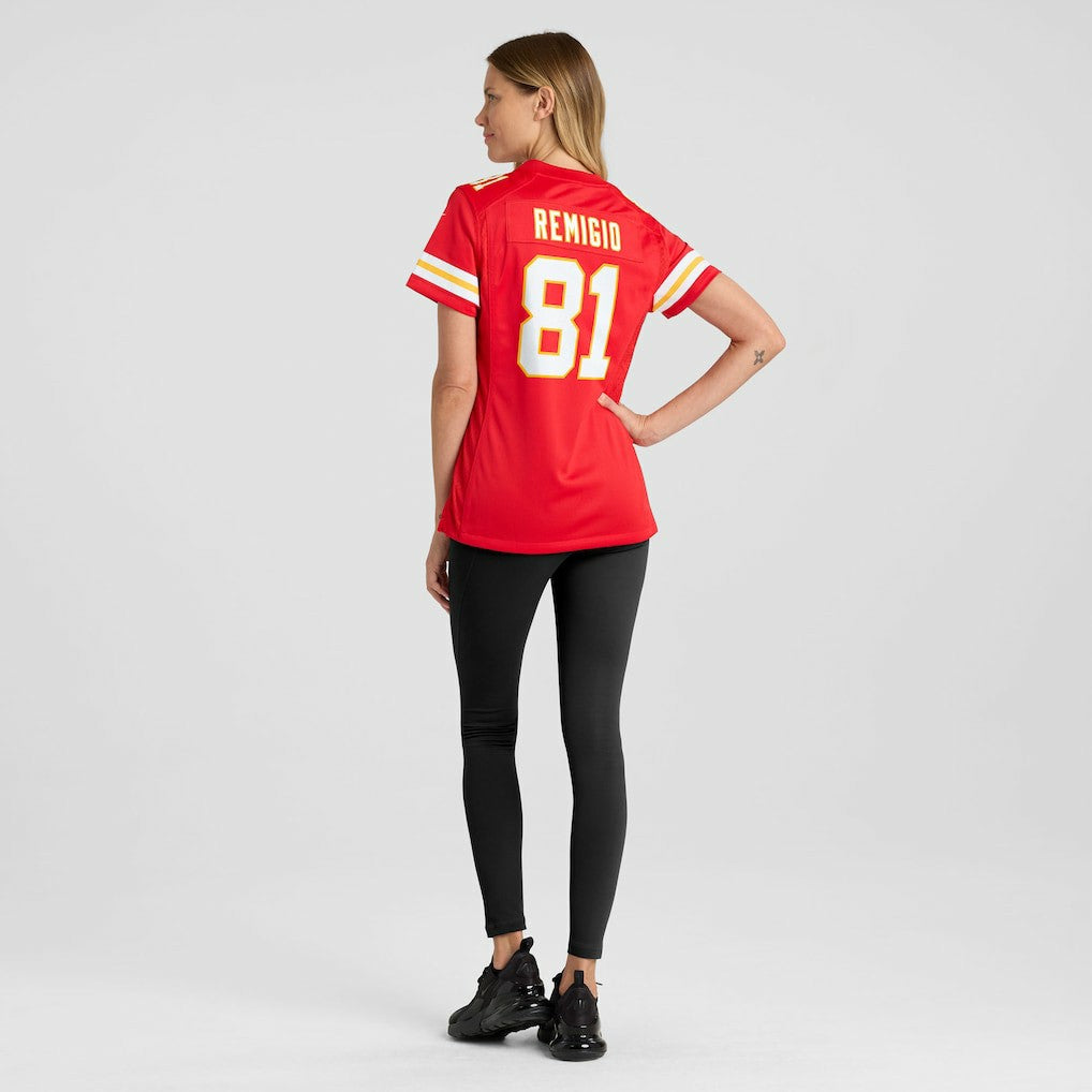 Nikko Remigio Kansas City Chiefs Women's Team Game Jersey - Red | Nike outlet