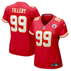 Jerry Tillery Kansas City Chiefs Women's Team Game Jersey - Red | Nike outlet
