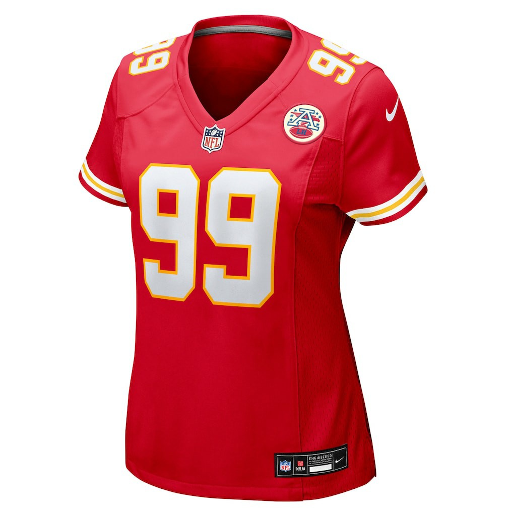 Jerry Tillery Kansas City Chiefs Women's Team Game Jersey - Red | Nike outlet