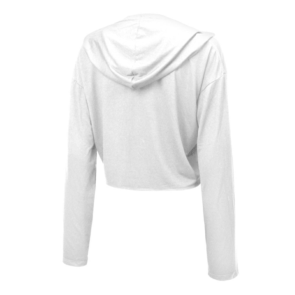 Maxx Crosby Las Vegas Raiders Majestic Threads Women's Glitter Wordmark Hoodie - White outlet