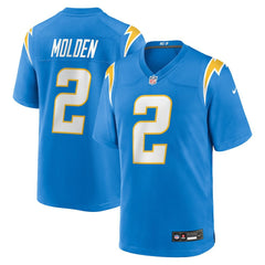 Elijah Molden Los Angeles Chargers Team Game Jersey - Powder Blue | Nike online