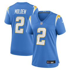 Elijah Molden Los Angeles Chargers Women's Team Game Jersey - Powder Blue | Nike online