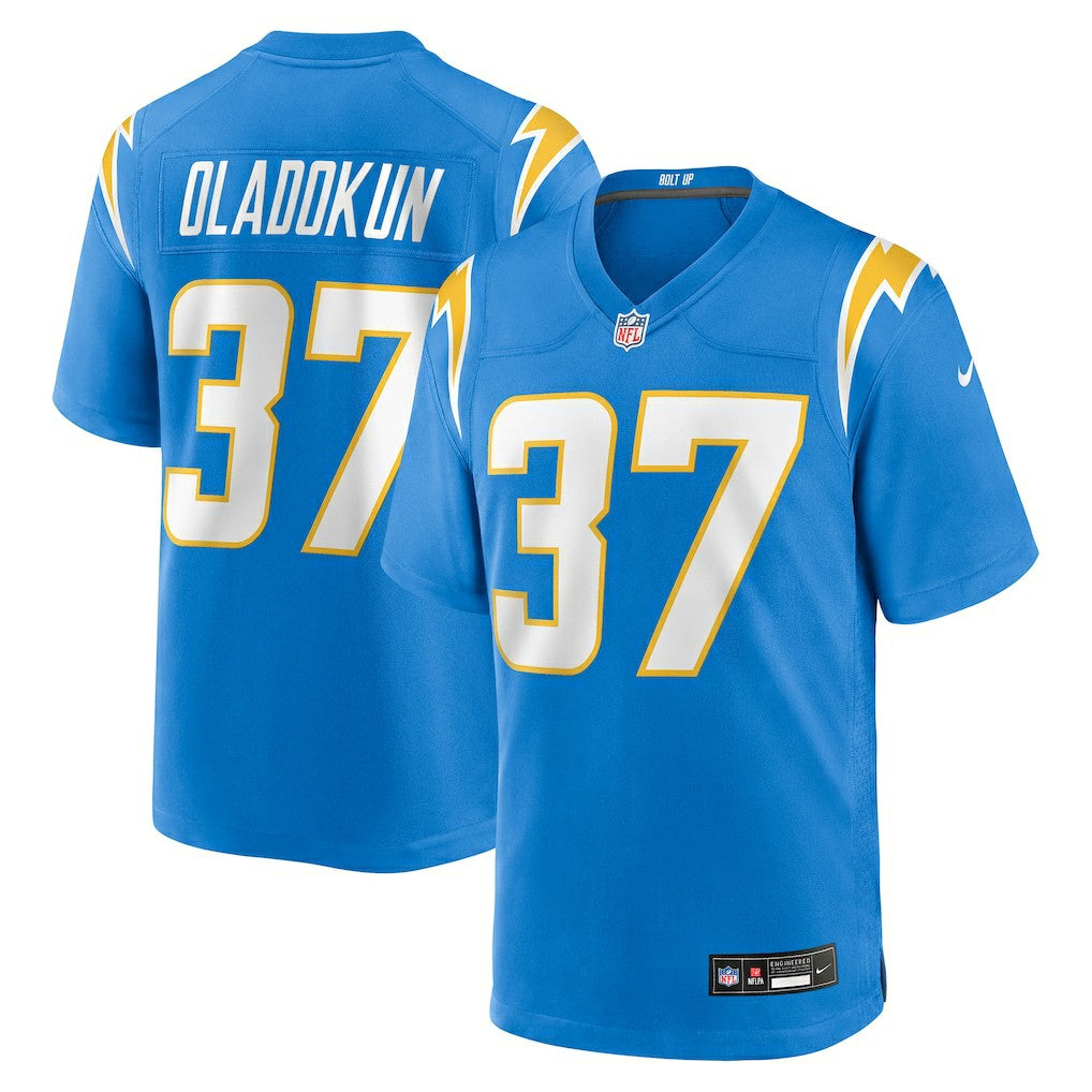 Jordan Oladokun Los Angeles Chargers Team Game Jersey - Powder Blue | Nike for sale
