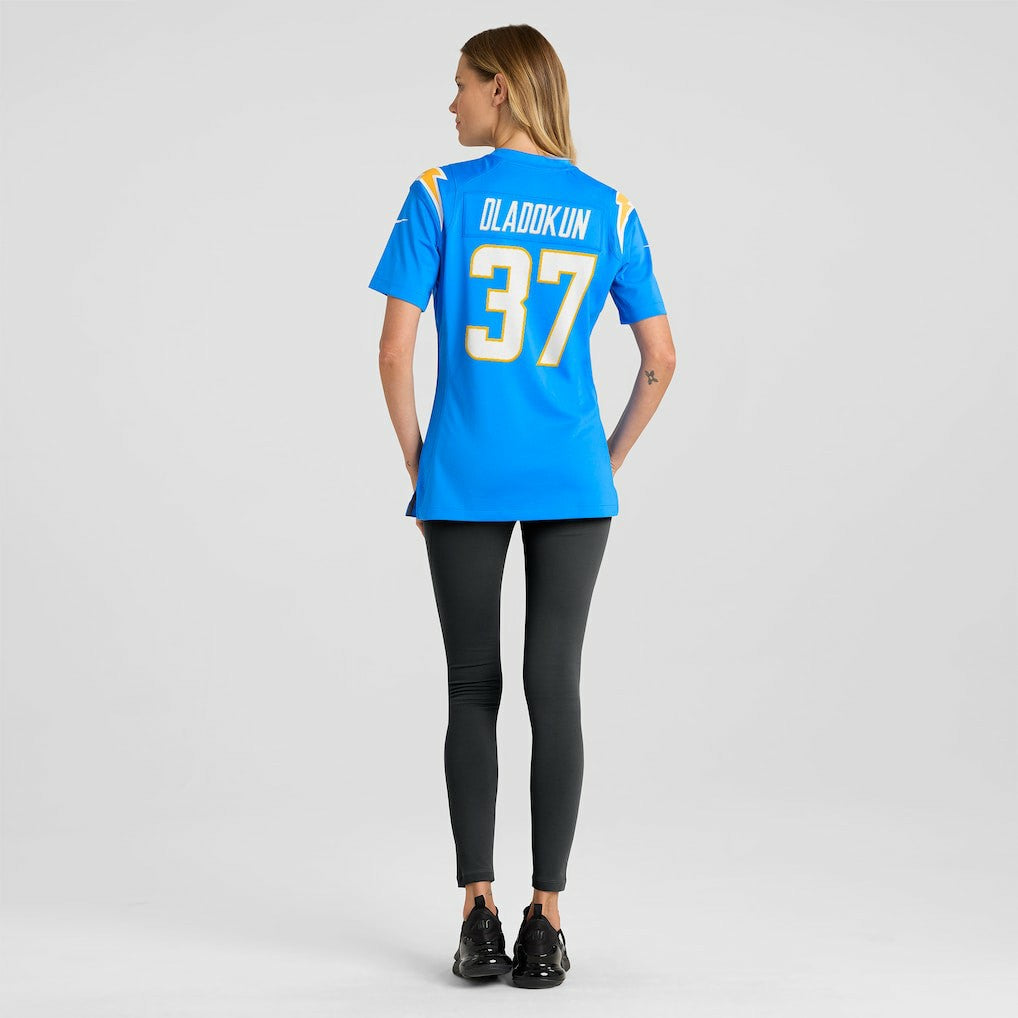 Jordan Oladokun Los Angeles Chargers Women's Team Game Jersey - Powder Blue | Nike cheap
