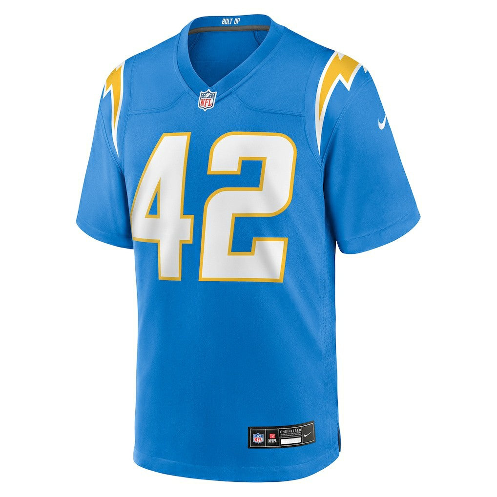 Tucker Fisk Los Angeles Chargers Team Game Jersey - Powder Blue | Nike on sale