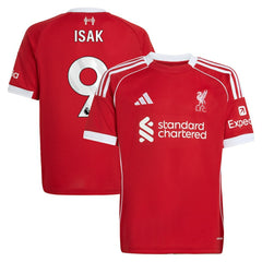 Alexander Isak Liverpool Youth 2025/26 Home Replica Player Jersey - Red | Adidas discount