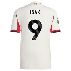 Alexander Isak Liverpool 2025/26 Away Player Jersey - White | Adidas outlet