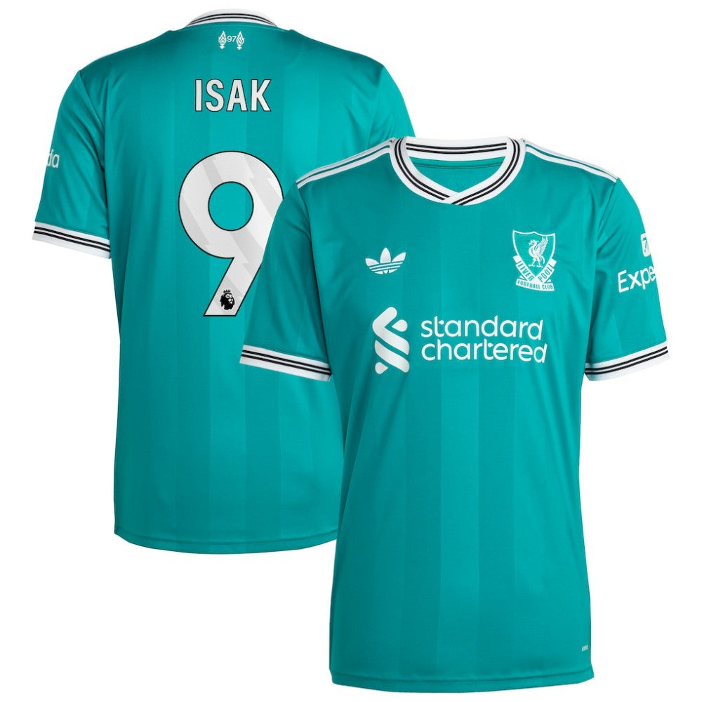 Alexander Isak Liverpool 2025/26 Third Replica Player Jersey - Green | Adidas cheap