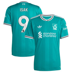 Alexander Isak Liverpool 2025/26 Third Replica Player Jersey - Green | Adidas cheap