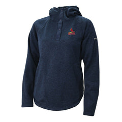 St. Louis Cardinals Women's Half-Snap Pullover Hoodie - Navy | Columbia