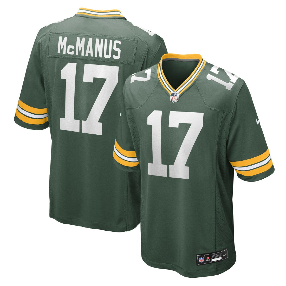 Brandon McManus Green Bay Packers Team Game Jersey - Green | Nike sale