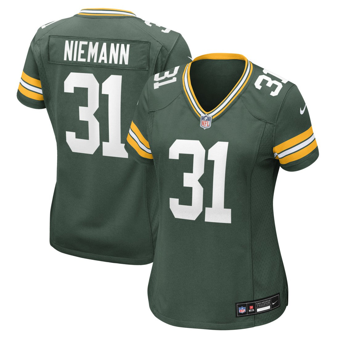 Nick Niemann Green Bay Packers Women's Team Game Jersey - Green | Nike cheap