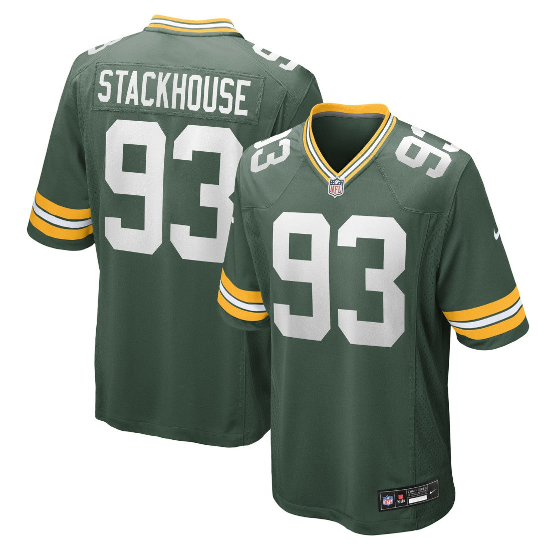 Nazir Stackhouse Green Bay Packers Team Game Jersey - Green | Nike sale