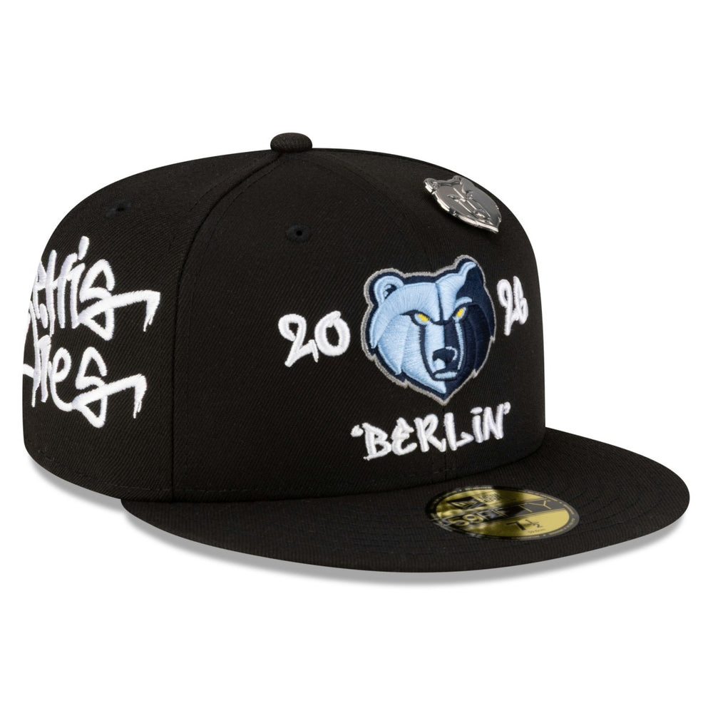 Memphis Grizzlies 2026 NBA Global Games Berlin 59FIFTY Fitted Hat - Black | New Era shop