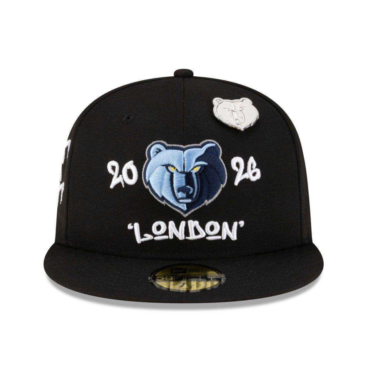 Memphis Grizzlies 2026 NBA Global Games London 59FIFTY Fitted Hat - Black | New Era shop