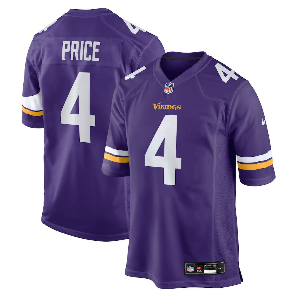 Myles Price Minnesota Vikings Team Game Jersey - Purple | Nike discount