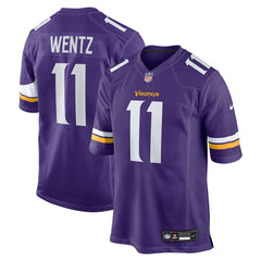 Carson Wentz Minnesota Vikings Team Game Jersey - Purple | Nike for sale