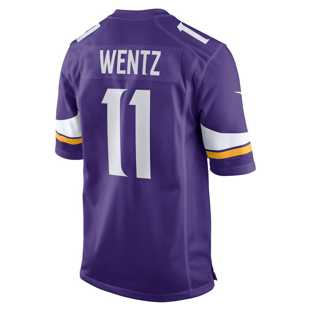 Carson Wentz Minnesota Vikings Team Game Jersey - Purple | Nike for sale