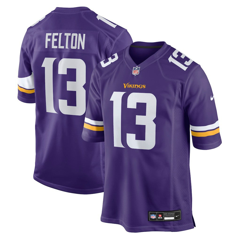 Tai Felton Minnesota Vikings Team Game Jersey - Purple | Nike cheap