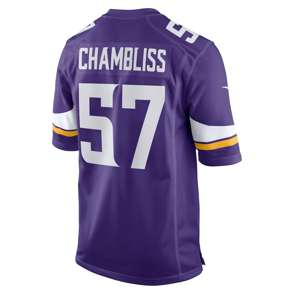 Chaz Chambliss Minnesota Vikings Team Game Jersey - Purple | Nike on sale