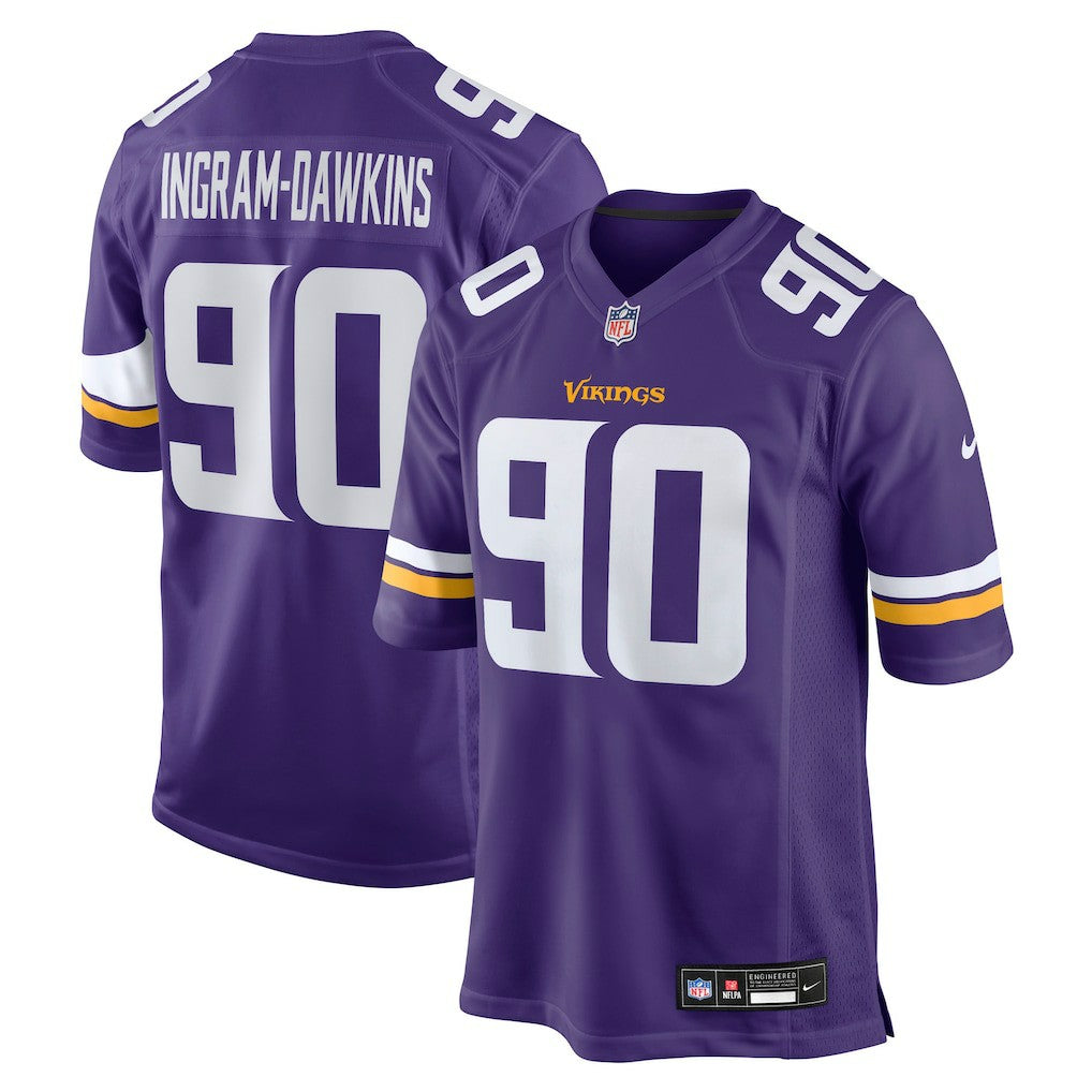 Tyrion Ingram-Dawkins Minnesota Vikings Team Game Jersey - Purple | Nike discount