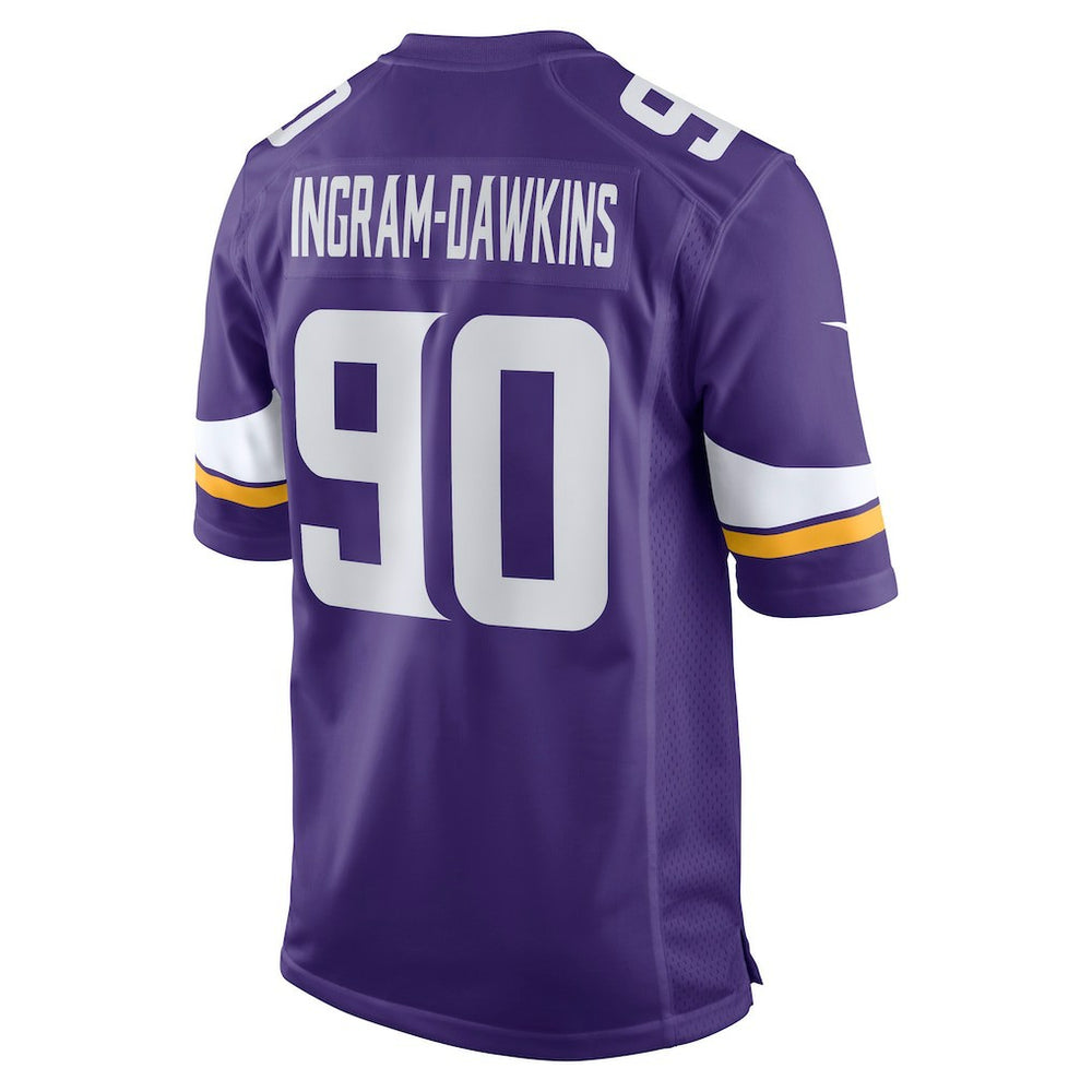 Tyrion Ingram-Dawkins Minnesota Vikings Team Game Jersey - Purple | Nike discount