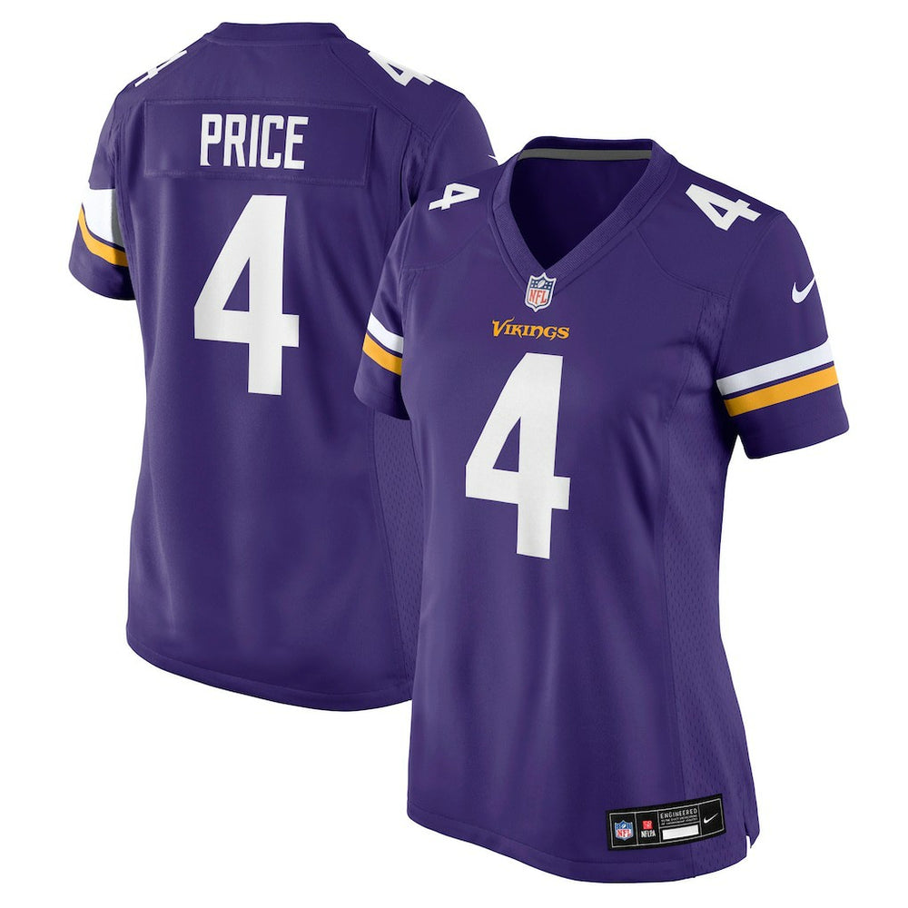 Myles Price Minnesota Vikings Women's Team Game Jersey - Purple | Nike outlet