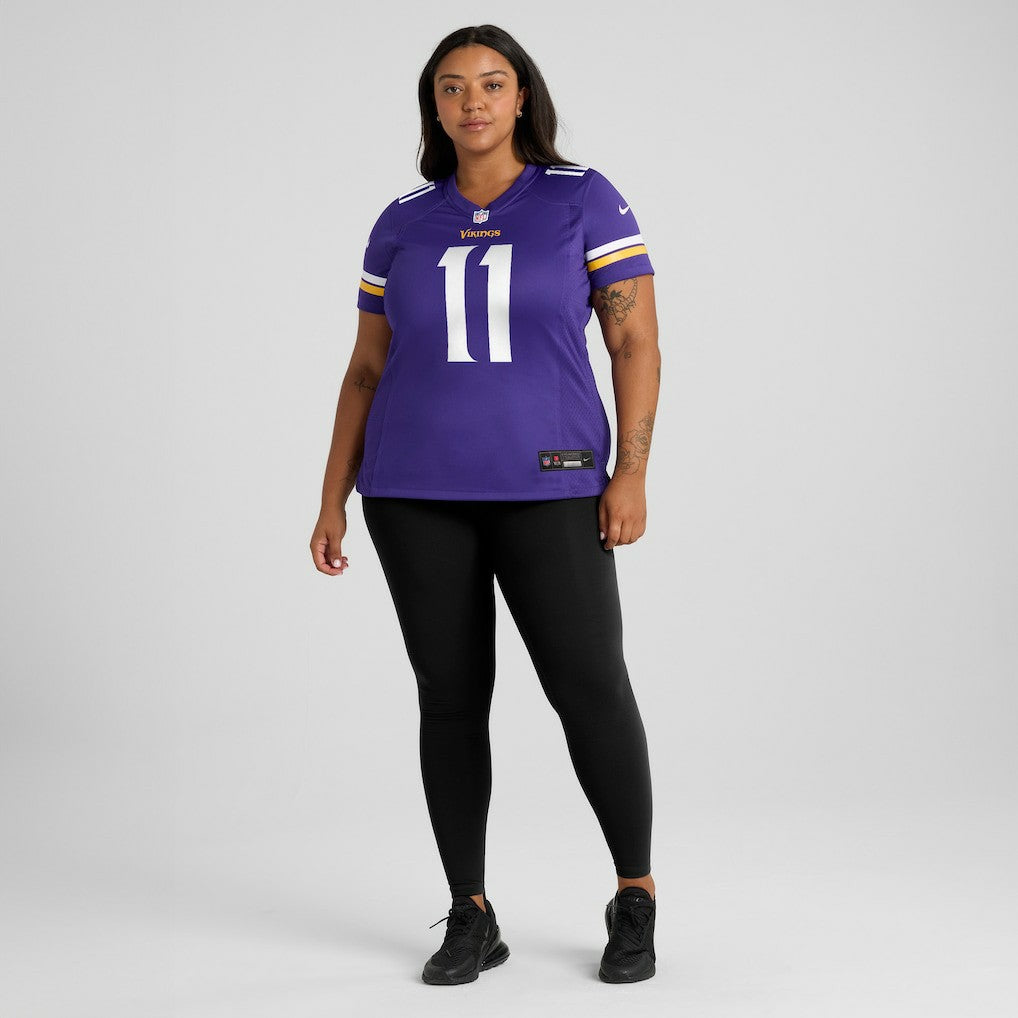 Carson Wentz Minnesota Vikings Women's Team Game Jersey - Purple | Nike for sale