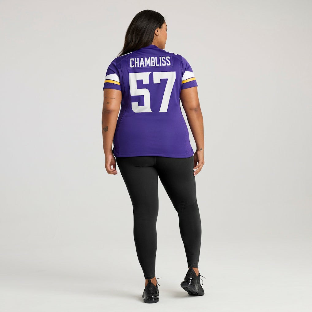 Chaz Chambliss Minnesota Vikings Women's Team Game Jersey - Purple | Nike online