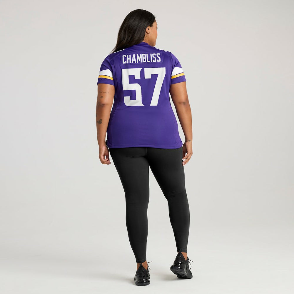 Chaz Chambliss Minnesota Vikings Women's Team Game Jersey - Purple | Nike online