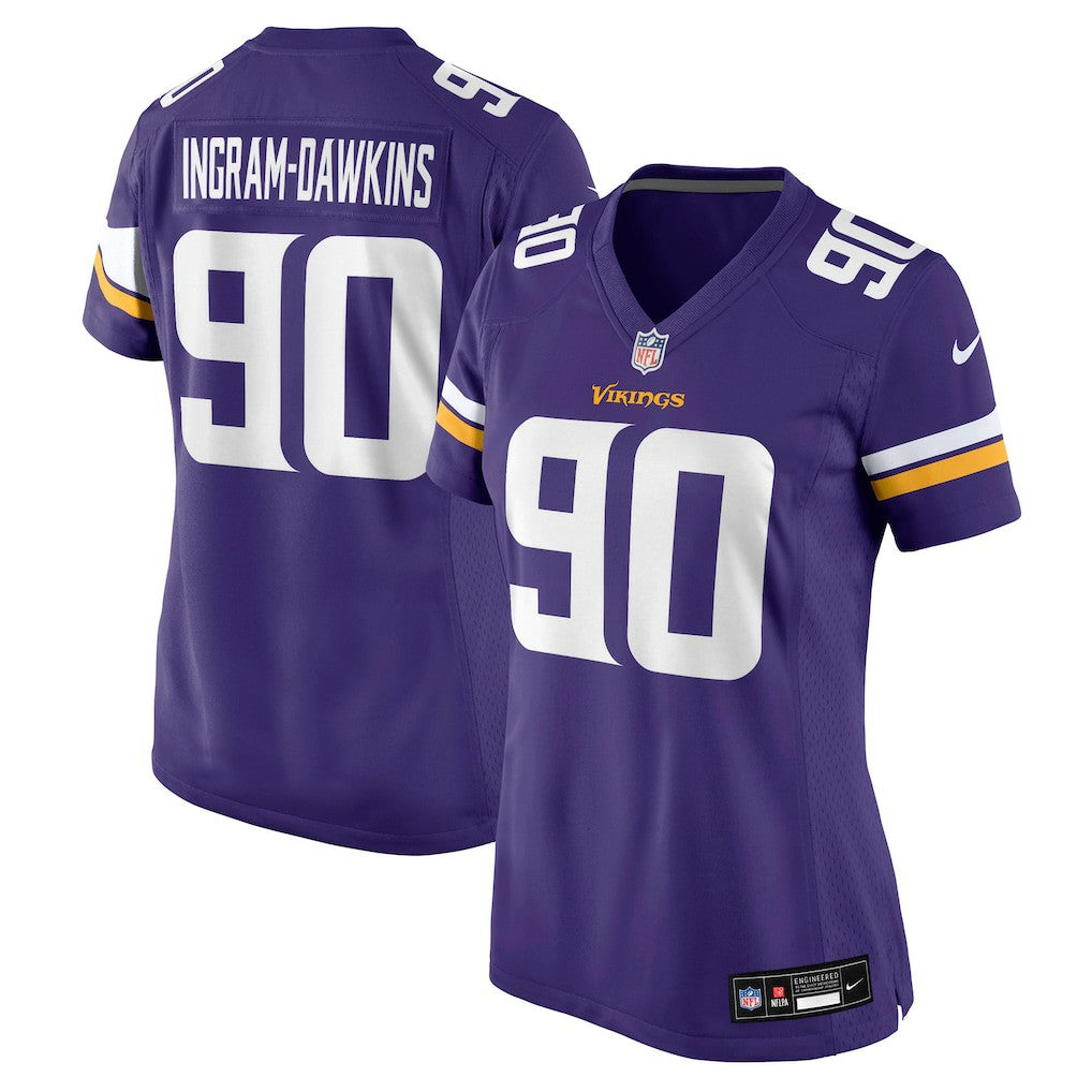 Tyrion Ingram-Dawkins Minnesota Vikings Women's Team Game Jersey - Purple | Nike discount