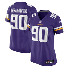 Tyrion Ingram-Dawkins Minnesota Vikings Women's Team Game Jersey - Purple | Nike discount