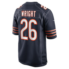 Nahshon Wright Chicago Bears Team Game Jersey - Navy | Nike sale