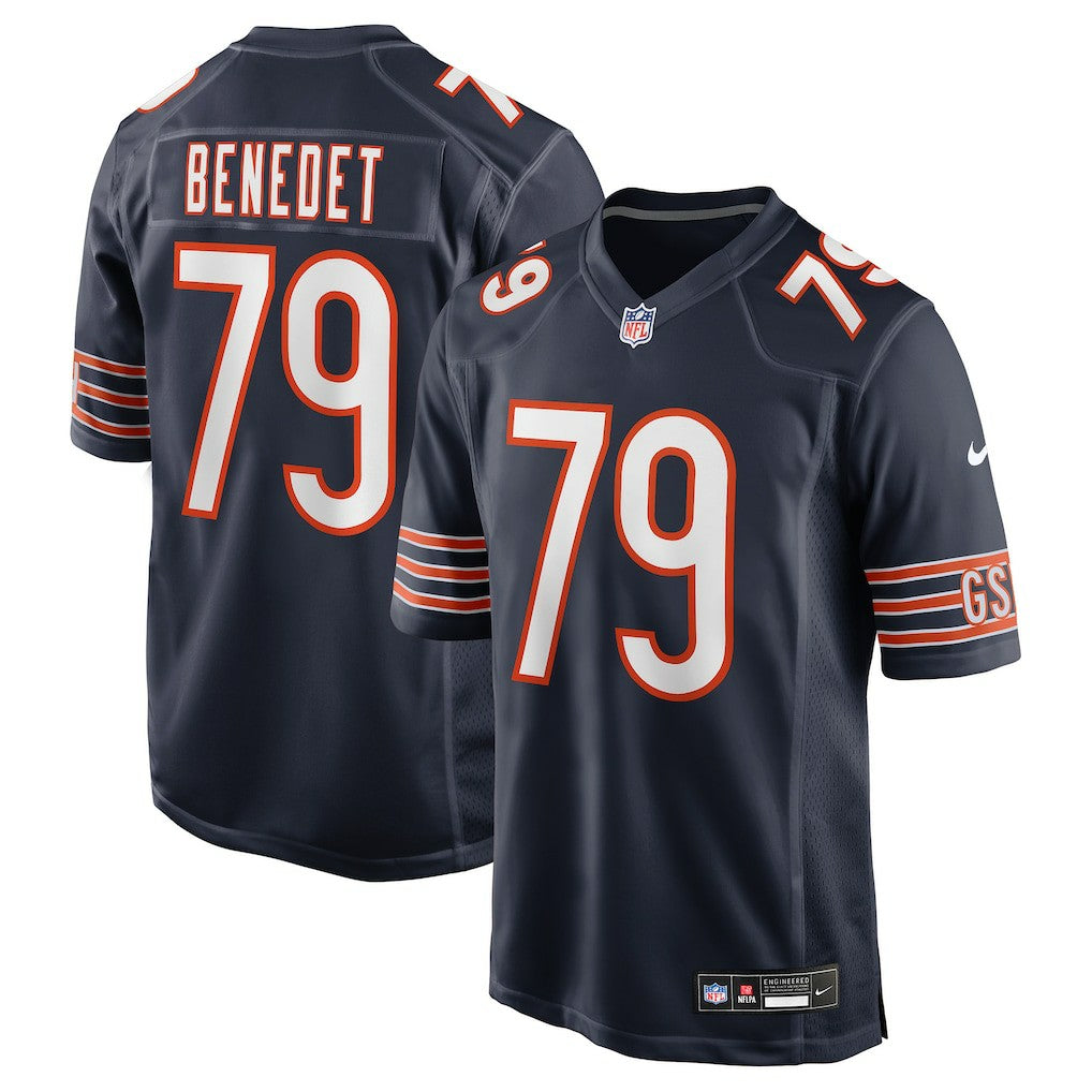 Theo Benedet Chicago Bears Team Game Jersey - Navy | Nike cheap