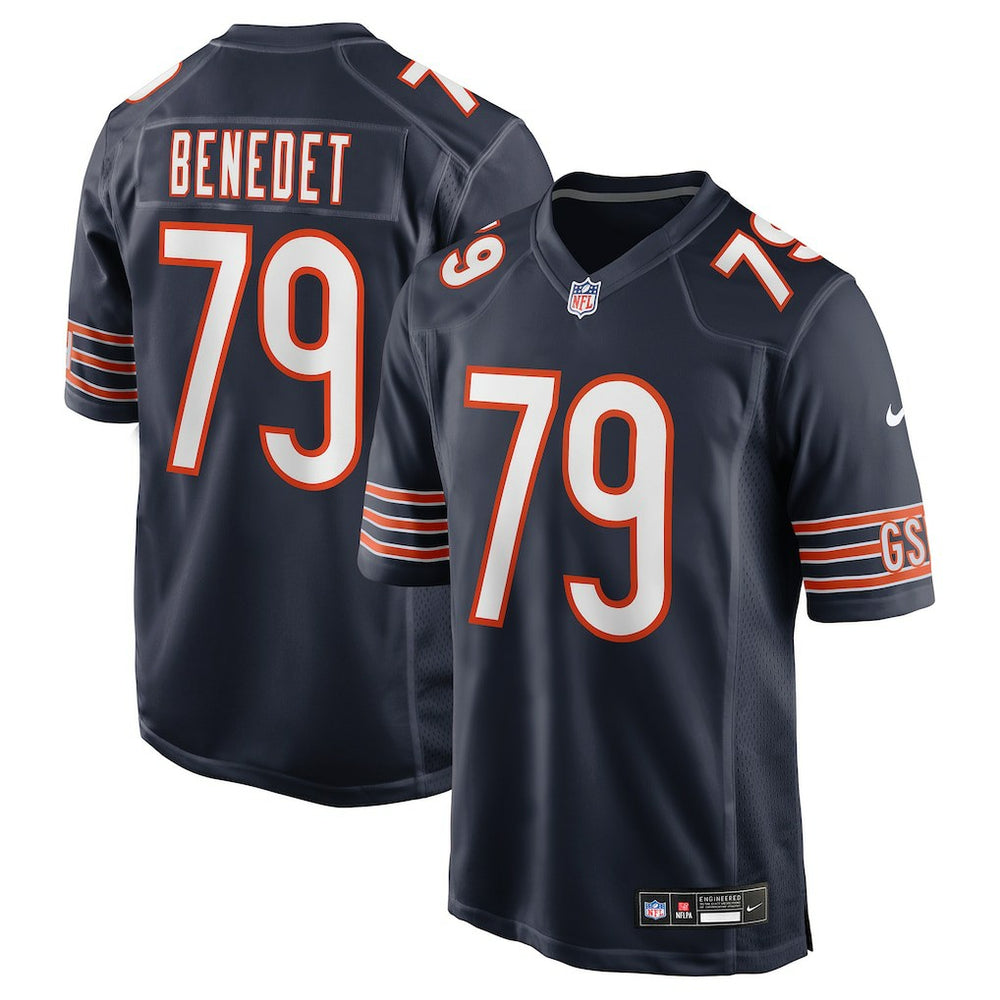 Theo Benedet Chicago Bears Team Game Jersey - Navy | Nike cheap
