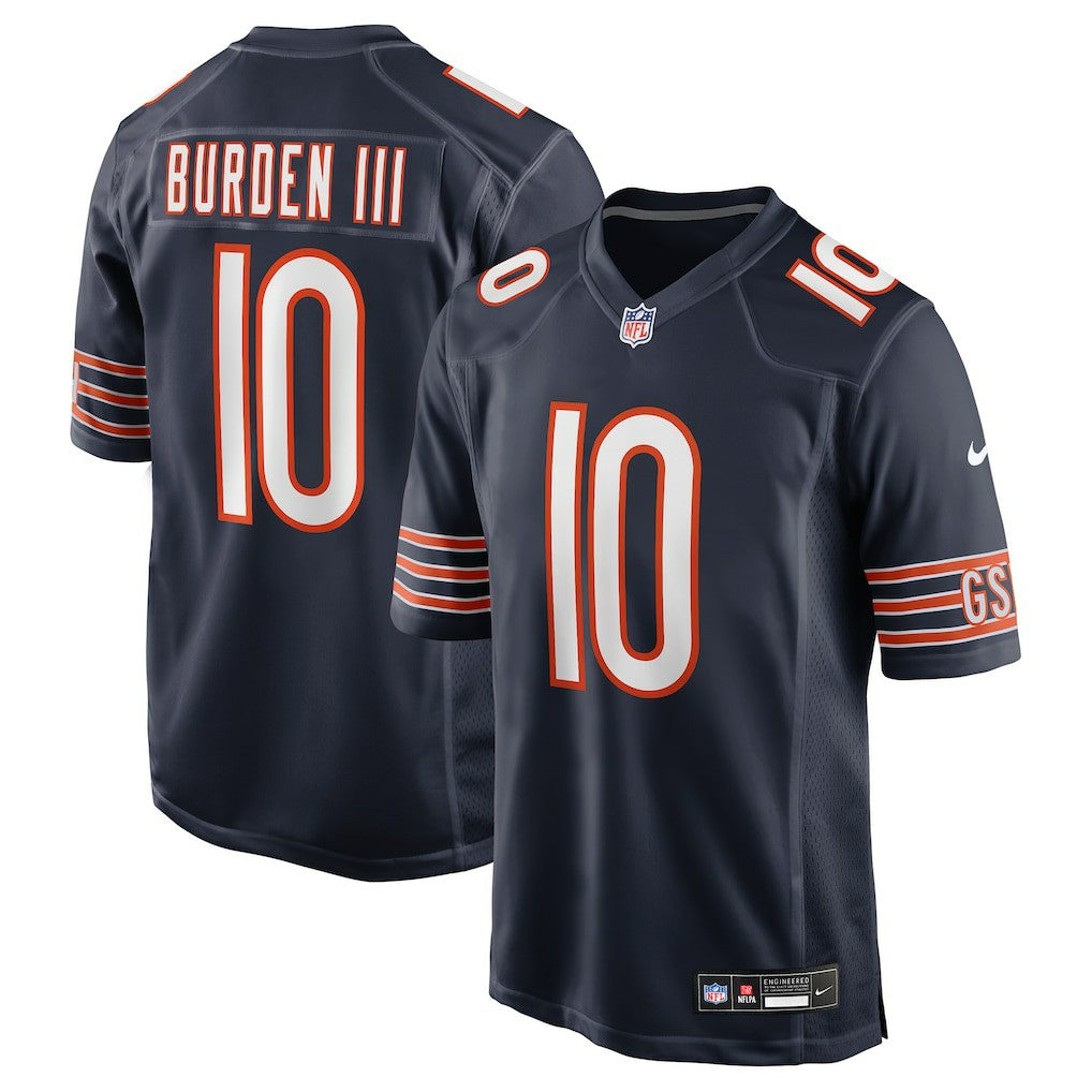 Luther Burden III Chicago Bears Team Game Jersey - Navy | Nike for sale