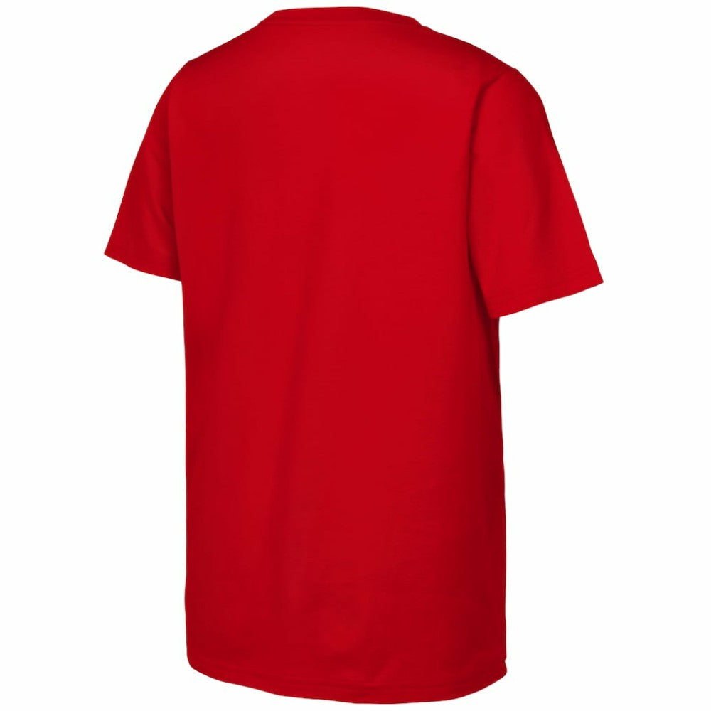 Philadelphia Phillies Youth 2025 MLB Postseason Locker Room T-Shirt - Red