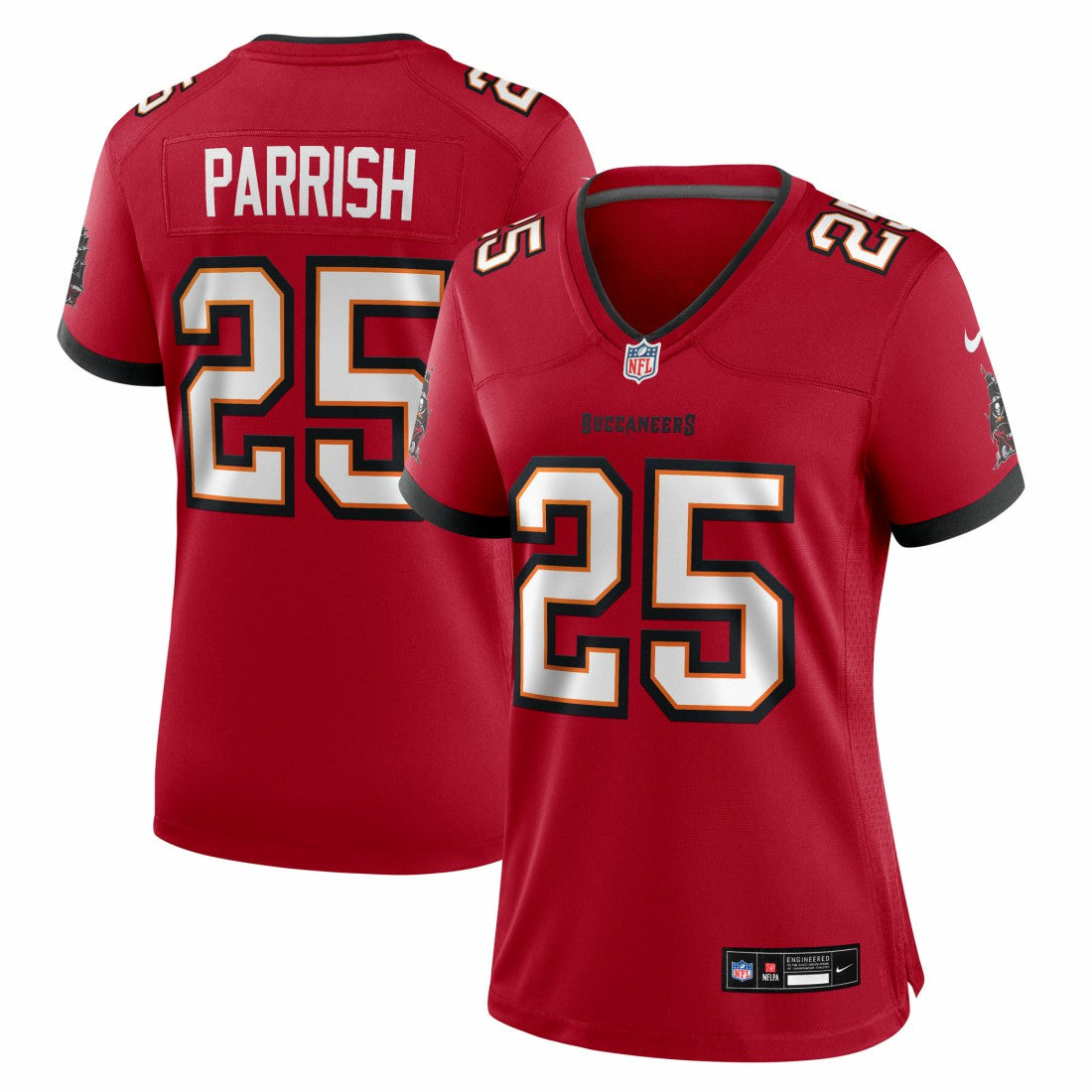 Jacob Parrish Tampa Bay Buccaneers Women's Team Game Jersey - Red | Nike outlet