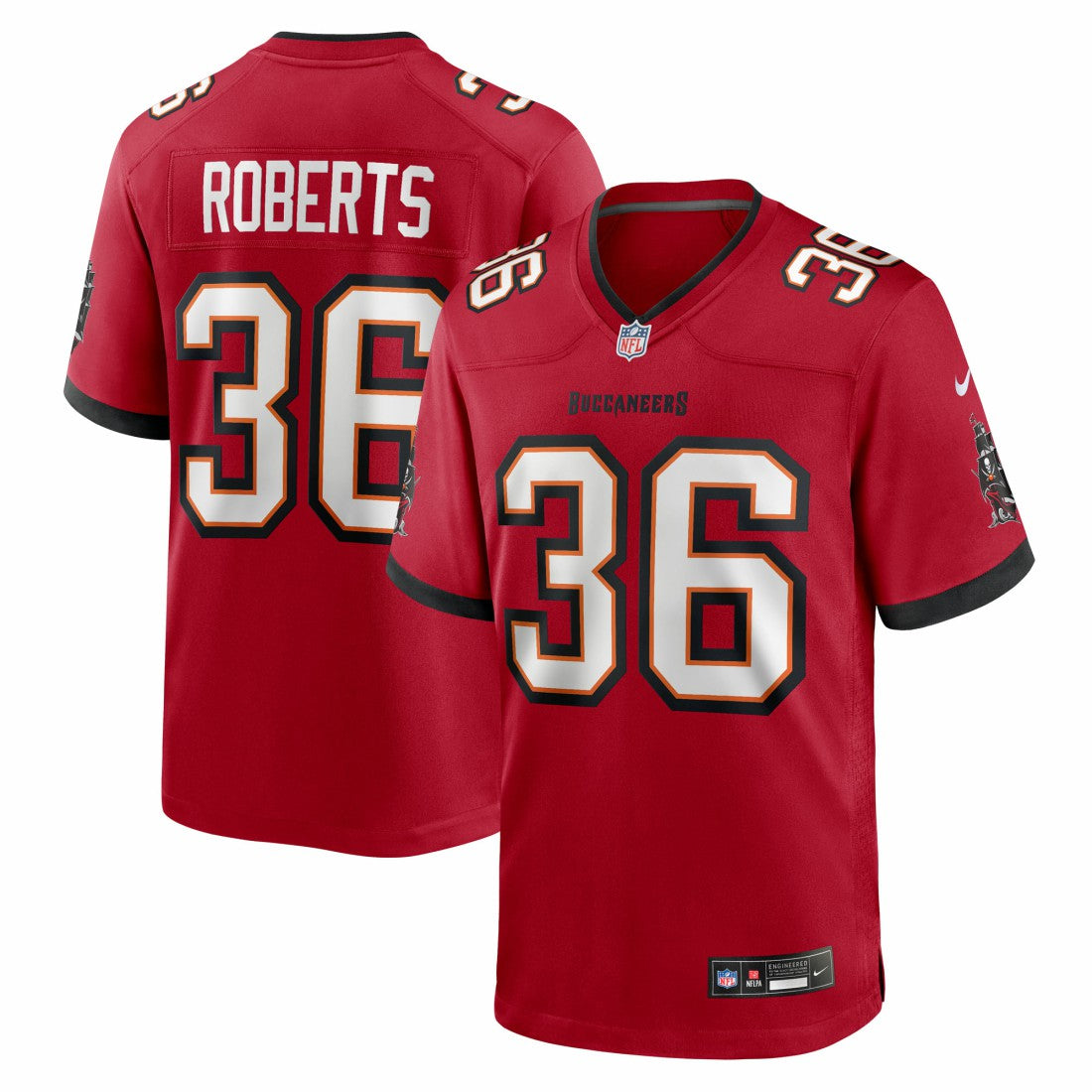 JJ Roberts Tampa Bay Buccaneers Team Game Jersey - Red | Nike discount