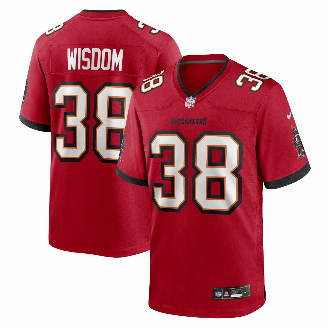 Rashad Wisdom Tampa Bay Buccaneers Team Game Jersey - Red | Nike sale