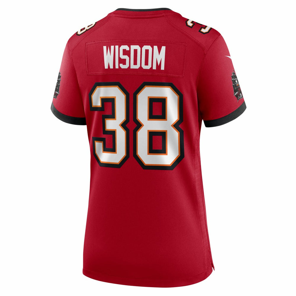 Rashad Wisdom Tampa Bay Buccaneers Women's Team Game Jersey - Red | Nike cheap