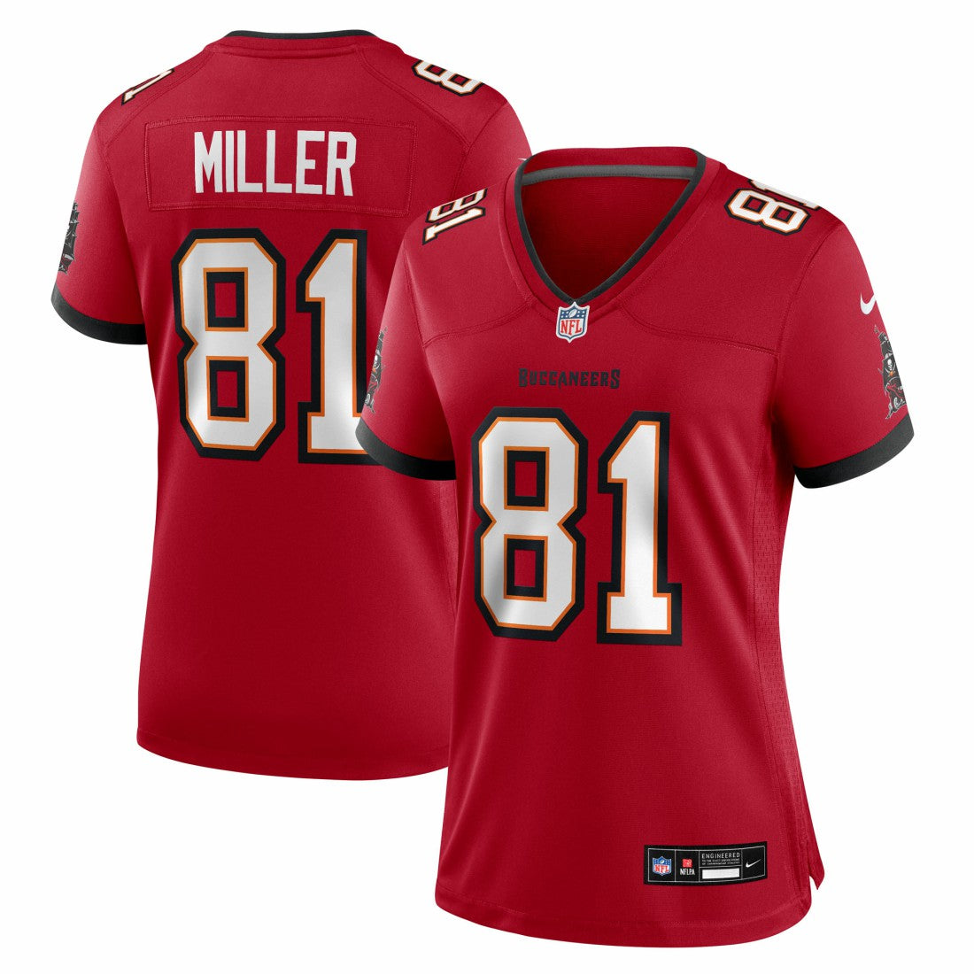 Ryan Miller Tampa Bay Buccaneers Women's Team Game Jersey - Red | Nike discount