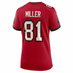 Ryan Miller Tampa Bay Buccaneers Women's Team Game Jersey - Red | Nike discount