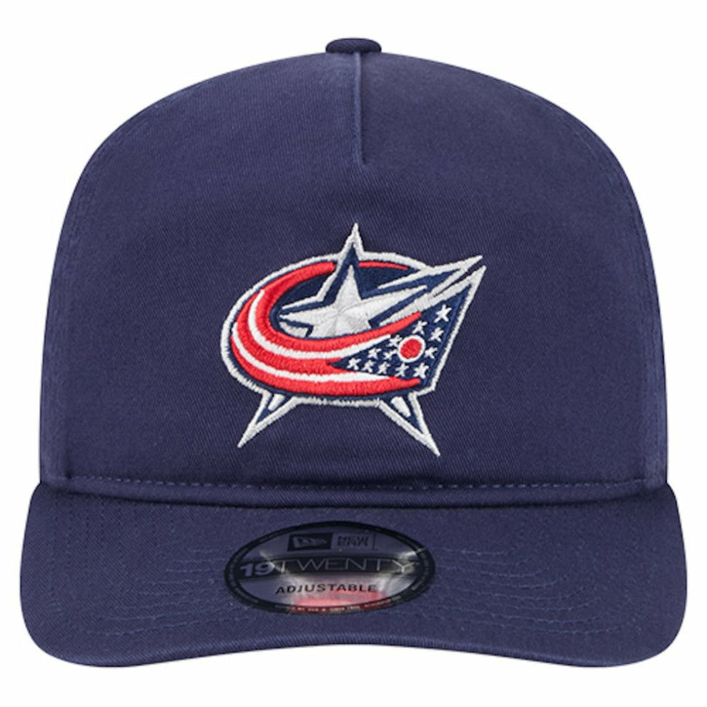 Columbus Blue Jackets New Era 19TWENTY Adjustable Hat Navy