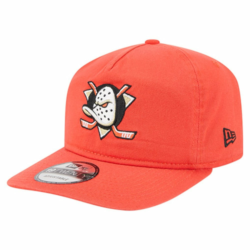 Anaheim Ducks New Era 19TWENTY Adjustable Hat Orange