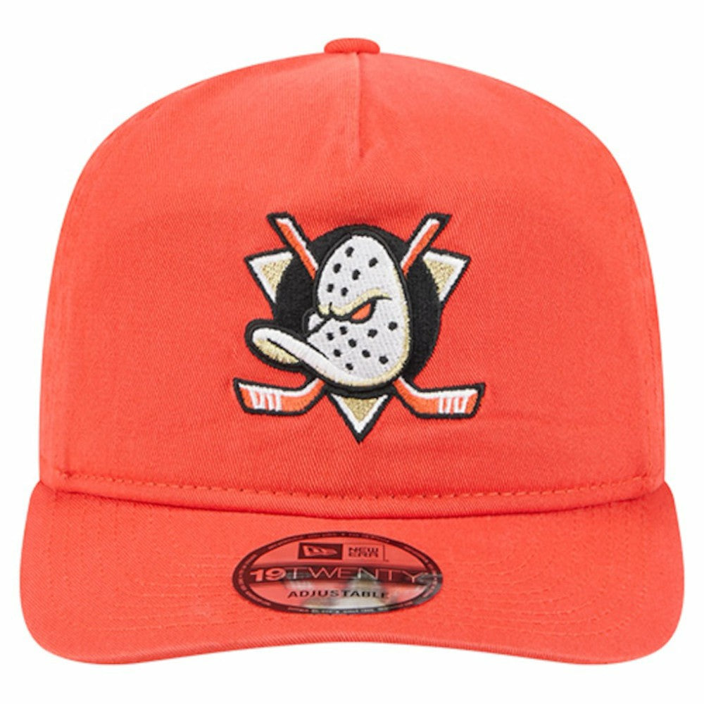 Anaheim Ducks New Era 19TWENTY Adjustable Hat Orange