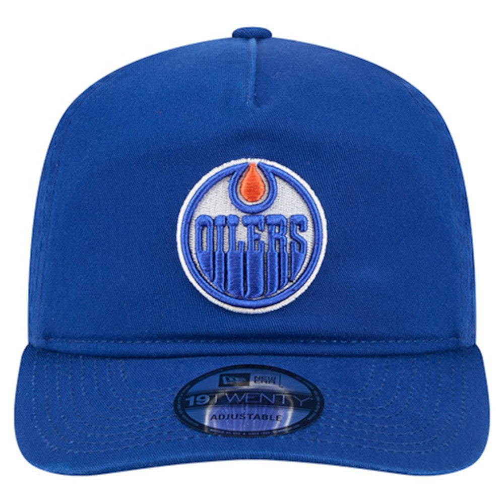 Edmonton Oilers New Era 19TWENTY Adjustable Hat Royal