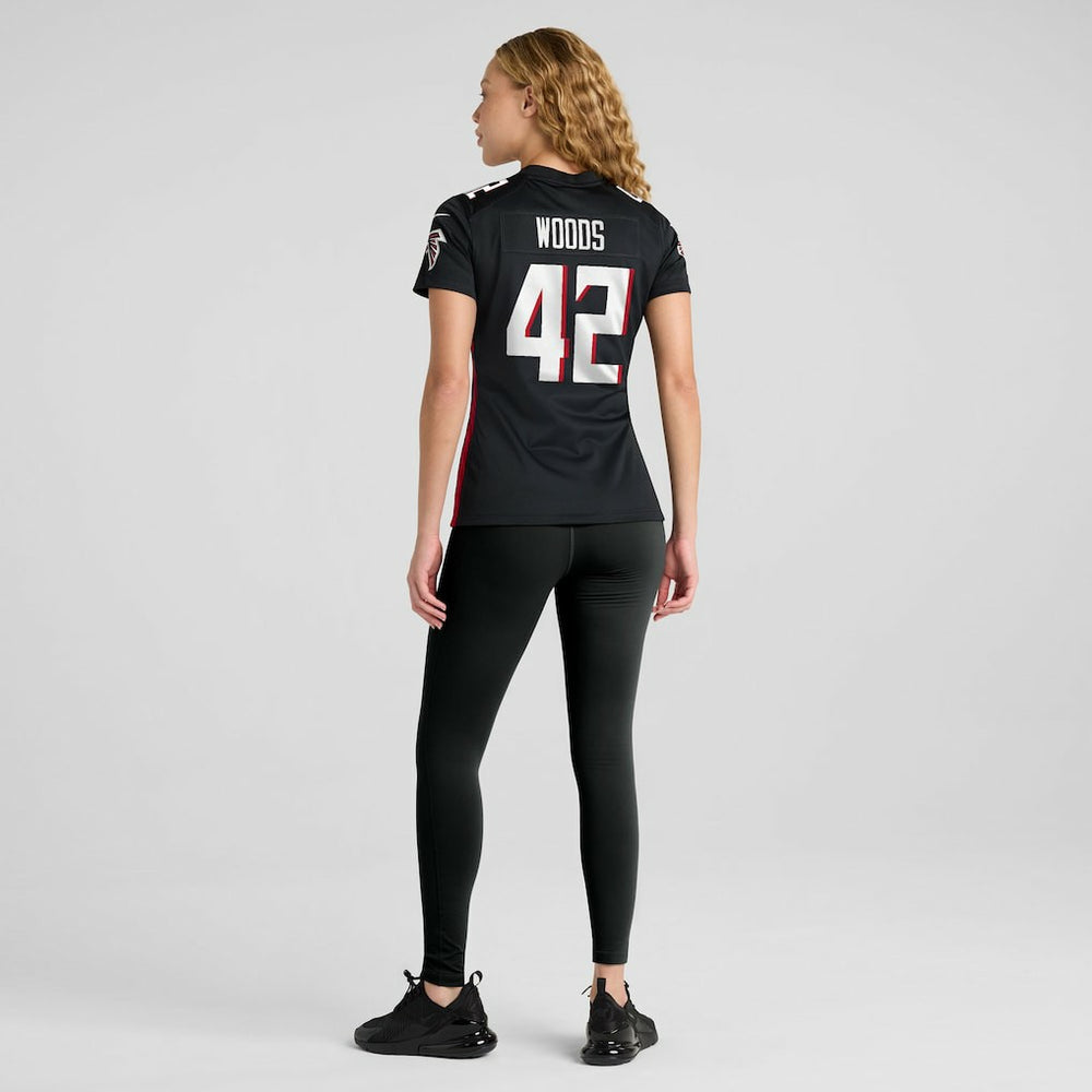 Josh Woods Atlanta Falcons Women's Team Game Jersey - Black | Nike discount